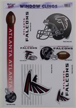 Atlanta Falcons Window Cling Sheet