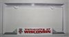 Wisconsin Badgers License Plate Frame - Plastic