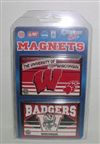 Wisconsin Badgers Magnets - Set of 2, Refrigerator