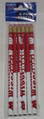 Wisconsin Badgers Pencils