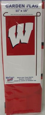 Wisconsin Badgers Garden Flag