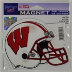 Wisconsin Badgers Magnet - Die Cut Helmet