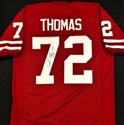 Joe Thomas Autograph Custom Badger Jersey