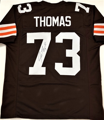 Joe Thomas Autograph Custom Cleveland Brown Jersey