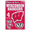 Wisconsin Badgers Window Cling Sheet