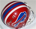 Buffalo Bills Andre Reed Autograph Mini Helmet
