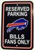 Buffalo Bills Sign - Parking