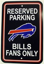 Buffalo Bills Sign - Parking