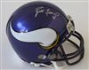 Brett Favre Autograph Vikings Mini Helmet