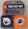 Denver Broncos Fuzzy Dice