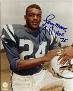 Lenny Moore Autograph 8x10 Photo