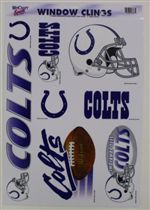 Indianapolis Colts Window Cling Sheet