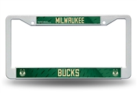 MILWAUKEE BUCKS PLASTIC LISCENSE FRAME