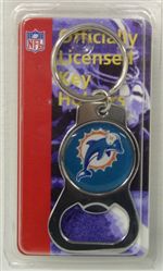 Miami Dolphins Bottle Opener Key Ring