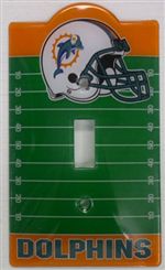 Miami Dolphins Light Switch Cover