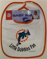 Miami Dolphins Baby Bib