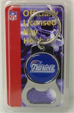 New England Patriots Bottle Opener Key Ring