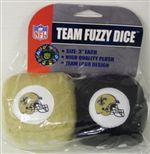 New Orleans Saints Fuzzy Dice