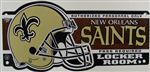 New Orleans Saints Locker Room Sign