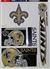 New Orleans Saints Window Cling Sheet