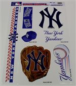 New York Yankees Wndow Cling Sheet