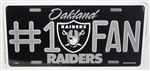 Oakland Raiders License Plate