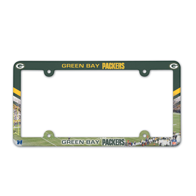 Green Bay Packers License Plate Frame Full Color