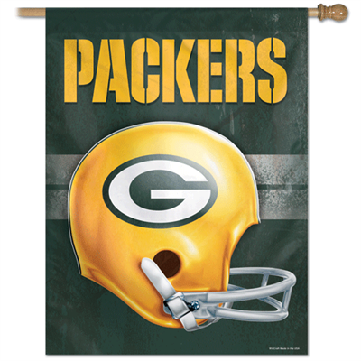 Green Bay Packers Verticle Flag