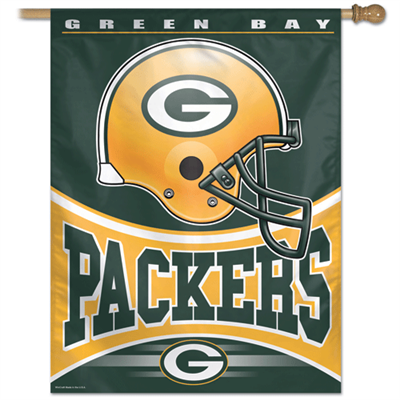 Green Bay Packers Verticle Flag