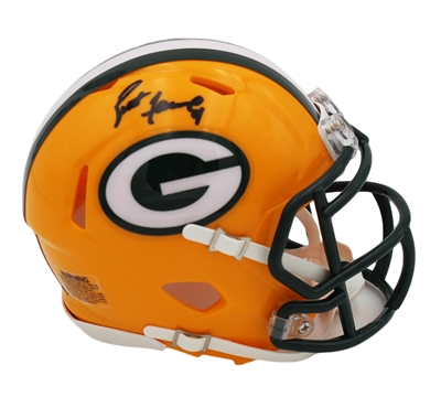 Brett Favre Autograph Full Size Replica Packer Helmet