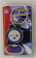 Pittsburgh Steelers Bottle Opener Key Ring