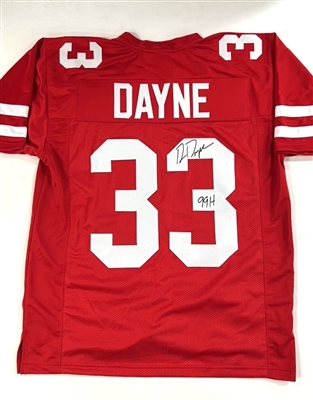 Ron Dayne Signed Badger Jersey