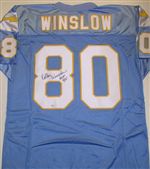 Kellen Winslow Autograph Authentic Style Jersey