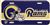 St. Louis Rams License Plate Frame - Plastic