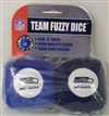 Seattle Seahawks Fuzzy Dice