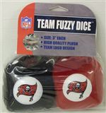 Tampa Bay Buccaneers Fuzzy Dice