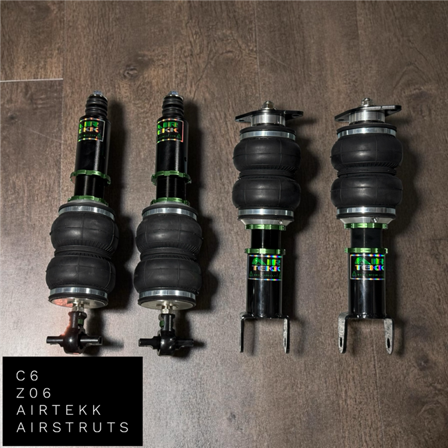 C6 Z06 CHEVY CORVETTE AIRTEKK AIRSTRUTS ONLY
