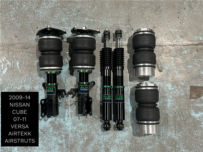 09-14 NISSAN CUBE AIRTEKK AIRSTRUTS