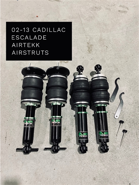 02-20 CADILLAC ESCALADE SUBURBAN YUKON TAHOE AIRTEKK AIRSTRUTS