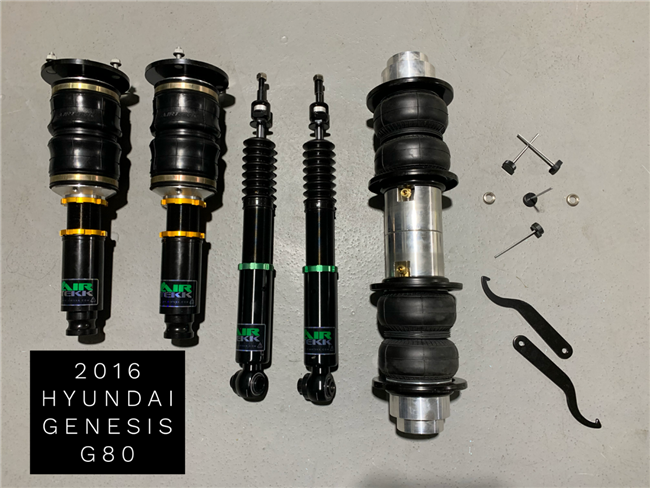 15+ HYUNDAI GENESIS AWD 2010- 2016 HYUNDAI EQUUS AWD AIRTEKK AIRSTRUTS G80