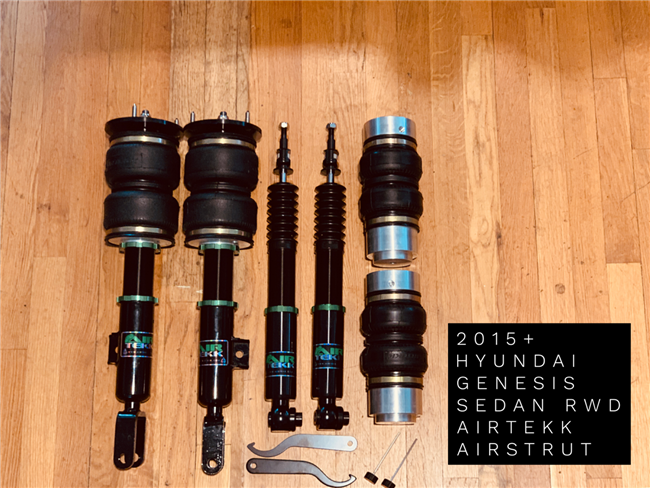 15+ HYUNDAI GENESIS SEDAN RWD 2010-16 HYUNDAI EQUUS RWD AIRTEKK AIRSTRUTS