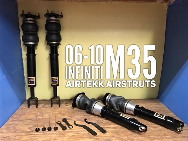 06-10 INFINITI M35 RWD AIRTEKK AIRSTRUTS