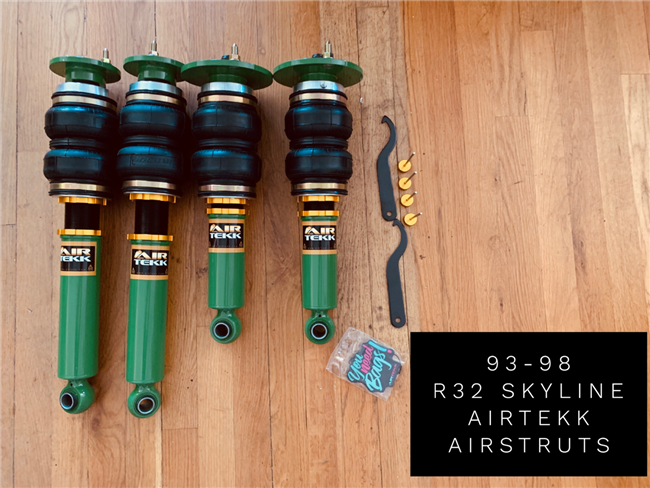 93-98 NISSAN GTR R33 SKYLINE AIRTEKK AIRSTRUTS