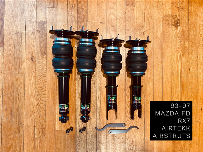 93-97 MAZDA RX-7 RX7 AIRTEKK AIRSTRUTS