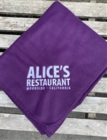 Alice's Fleece Throw Blanket -  Purple