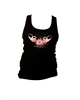 Ladies Tank Top - Black - Short Sleeve - Medium