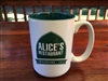 Alice's Green Ceramic Mug