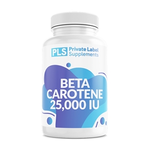 Beta Carotene 25,000 IU private label white label supplement
