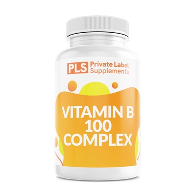 Vitamin B 100 Complex private label white label supplement