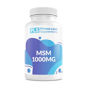 MSM 1000mg private label white label supplement